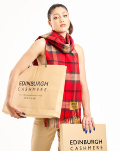 Couture designer cashmere scarves