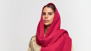 Christmas wool scarves