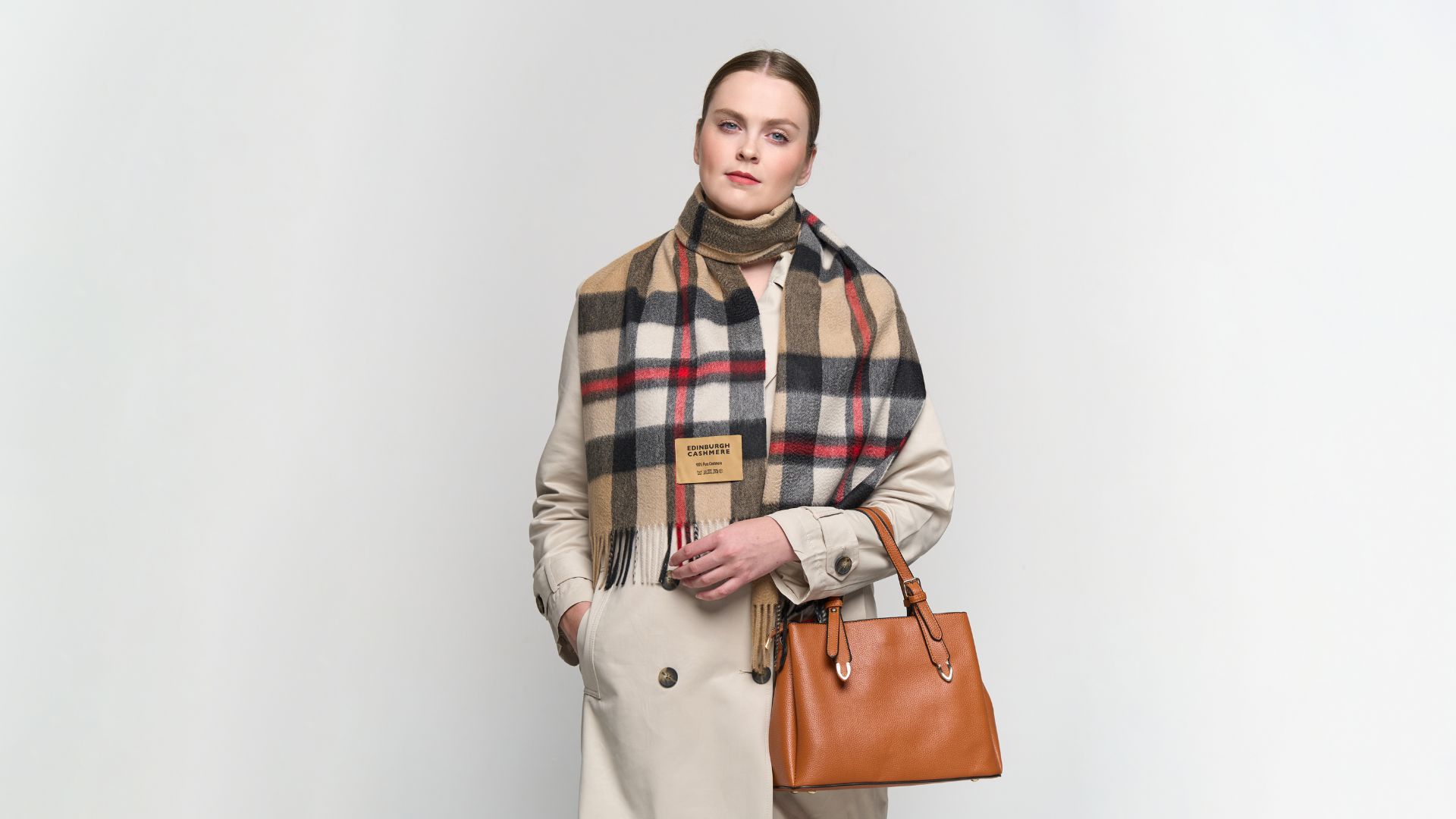 Winter wool scarves