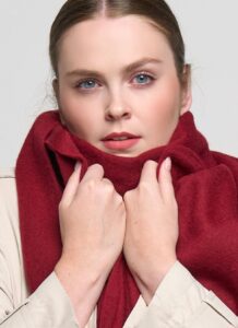 Designer Wool Christmas Scarves