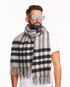 Iconic Scottish tartan scarves