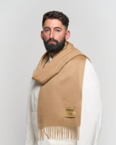 Award-winning tartan cashmere scarves
